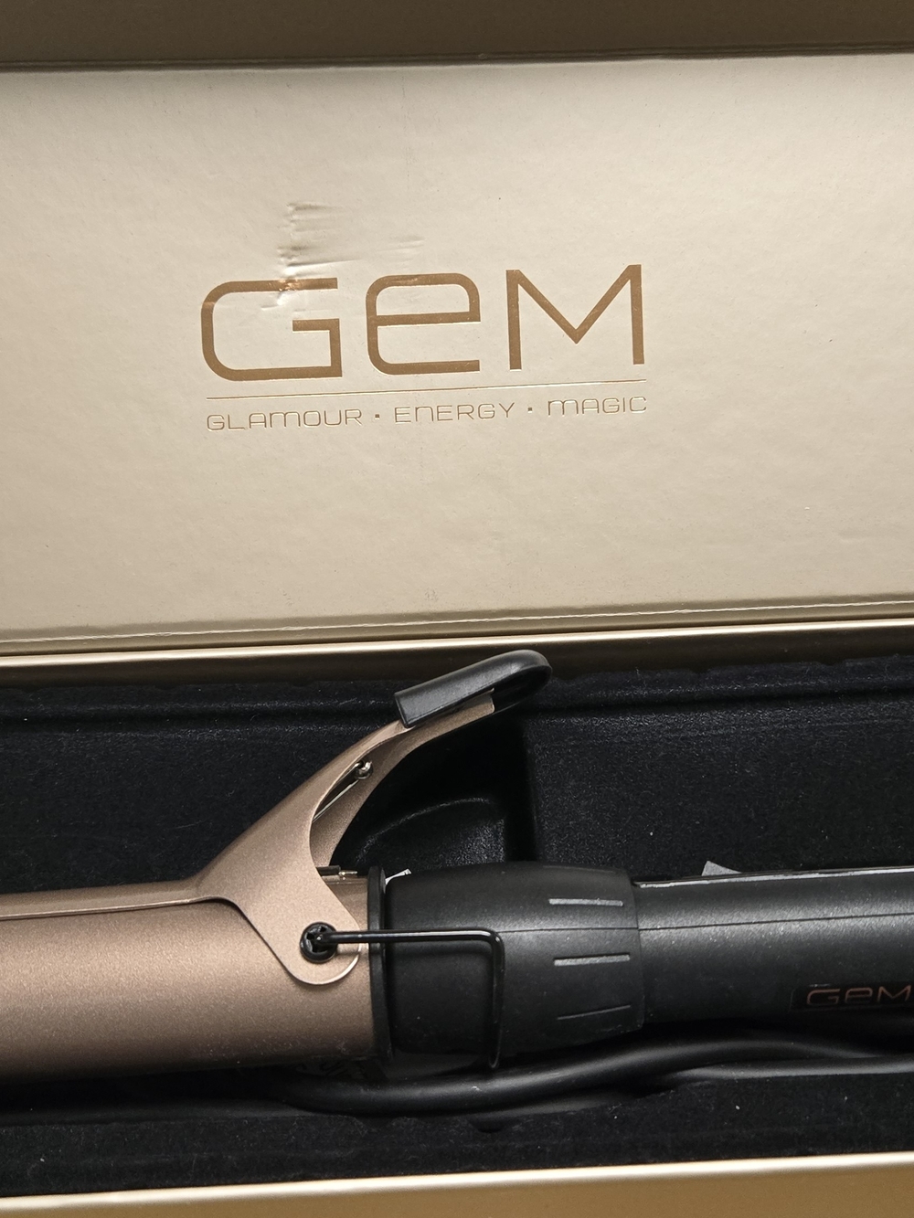 Curling Iron 1  1/4"  in Rose Gold by GEM